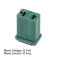 thumbnail image 3 of Uxcell 32V 40A Automotive Mini Cartridge Fuse Female Terminal Plastic Purple 3pcs, 3 of 5