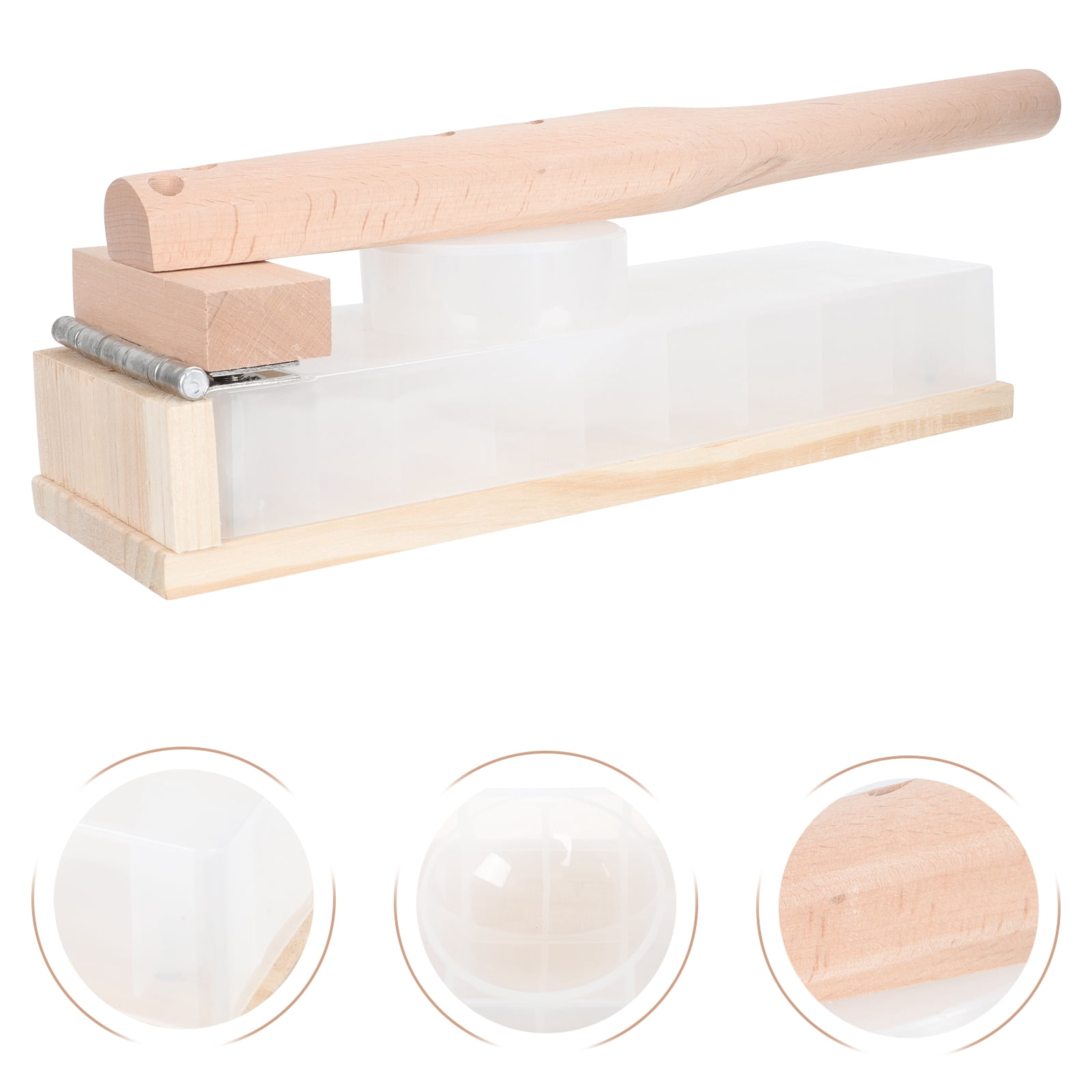 WASHWEPE Perogies Maker Press Tortilla Presser Plastic 1Pcs 14.2x3.9in