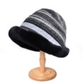 thumbnail image 4 of Chapeau de Pêcheur Rétro en Laine Tricotée pour Femmes, 4 of 4
