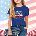 thumbnail image 3 of Odeerbi Toddler Kids Boys Girls 4th of July T-Shirt Short Sleeve Independence Day Graphic Tee, 3 of 7