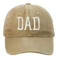 thumbnail image 3 of WCJM Brown cotton Dad 2025 Promoted To Dad 2025 Daddy Established 2025 Hats For Men Washed Distressed Baseball Cap Dad Embroidered Pigment Dyed Profile Cotton Cap, 3 of 3