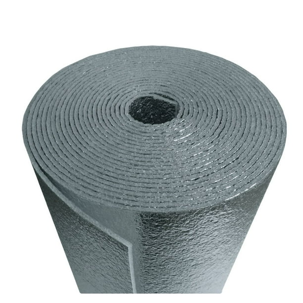 R8 HVAC Duct Wrap Insulation Reflective 2 Sided Foam Core 4' x 12.5