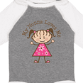thumbnail image 4 of Inktastic My Nonna Loves Me Girls Long Sleeve Baby Bodysuit, 4 of 5