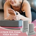 thumbnail image 4 of Bloques de Yoga QUYLIXX Pack de 4 Espuma EVA Alta Densidad para Pilates y Estiramientos, 4 of 5