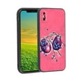 thumbnail image 1 of Compatible with iPhone XS Max Phone Case, plum-berries-360 Case Silicone Protective for Teen Girl Boy Case for iPhone XS Max, 1 of 1