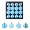 thumbnail image 7 of Christmas Tree Decorations Set for Christmas Valentines, 16ct Shatterproof Christmas Ball Ornaments Bulk, 2.36 Inches Elegant Hanging Ornaments for Xmas Holiday Wedding Decor, 7 of 7
