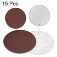 thumbnail image 3 of Uxcell 180 Grits 8-Holes Sanding Discs Hook and Loop Wet Dry Sandpaper Sander Aluminum Brown 15 pcs, 3 of 6