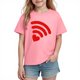 thumbnail image 1 of Blusas y camisas de manga corta con cuello redondo para niños y niñas, camisetas gráficas de manga corta, blusas con estampados bonitos para la temporada escolar., 1 of 8