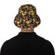 thumbnail image 5 of Fotbe Mushrooms And Fern Stems Sombrero Tipo Pescador con Estampado – Sombrero de Sol de Algodón de Moda para Playa, Golf, Pesca, 5 of 6