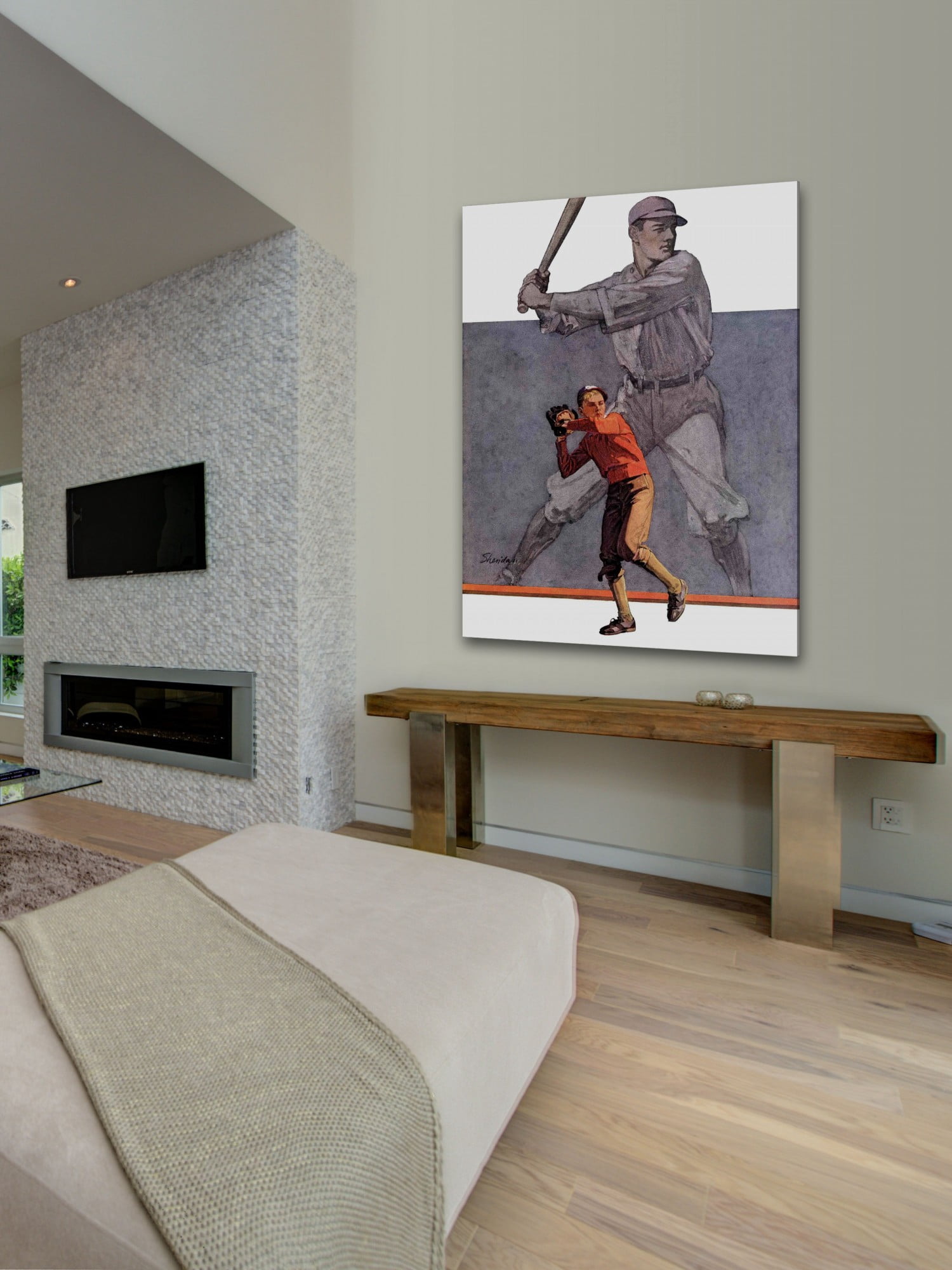 Marmont Hill Shadow Batter by John E. Sheridan Painting Print on Canvas