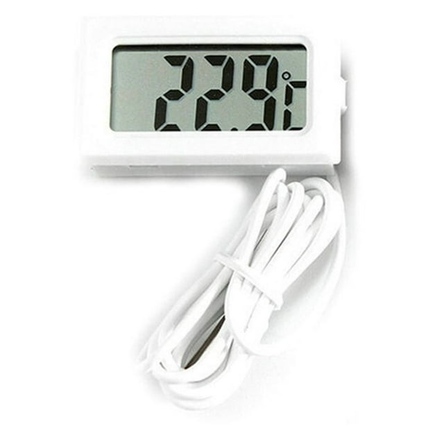 Mini LCD Digital Thermometer Used for Freezer Temperature Indoor and Outdoor Waterproof Probe ,Fast Response