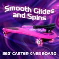 thumbnail image 6 of Melo Pink Spinner Shark Kneeboard Toy for Kids 6 Years and up, 74 mm wheels, 6 of 6
