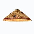 Conical Rattan Shade Woven Bamboo Lamp Shade Boho Floral Decor - Walmart.com