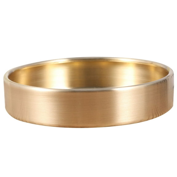 HEATSHAKING 1Set Brass Round Plate For Jewelry Display And Tabletop Use