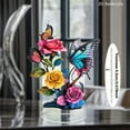 thumbnail image 2 of Yooshoverk Butterfly Floral Decor 2D Acrylic Tabletop Art Home Shelf Display Window Accent Modern, 2 of 6