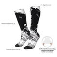 thumbnail image 4 of Susaid Skeleton Wave Artwork Print Thermal Winter Socks for Men and Women, Warm Crew Hiking Socks, for Boots and Outdoor Activities, 4 of 6