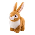 thumbnail image 4 of Lindos conejos de Pascua de peluche, encantador animal de peluche con orejas largas, conejito de Pascua para Marrón 32cm, 4 of 9