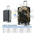 thumbnail image 3 of Cauagu Realistic Style Cute Cat Print Travel Luggage Cover,Travel Dust-proof Suitcase Cover Softside Suitcase Protector for 18-32inch,Not Included Suitcase, 3 of 8