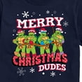 thumbnail image 3 of Teenage Muntant Ninja Turtles - Merry Christmas Dude  - Men's Short Sleeve Graphic T-Shirt, 3 of 5