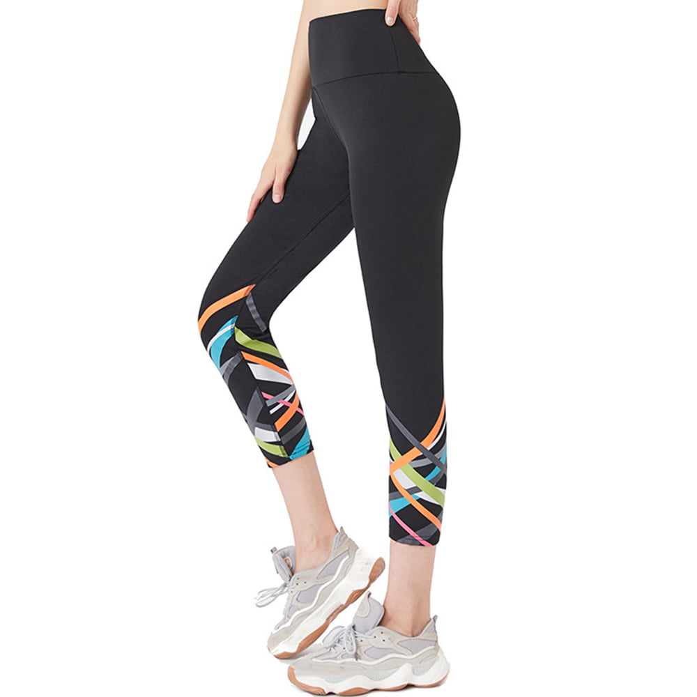 Yoga Pants Printed Yoga Leggings Sport Jogge Breathable Sportswear ...