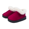 thumbnail image 4 of Quealent Winter Boots for Toddler Boys and Toddler Girls Wine for Size 8.5, 4 of 5