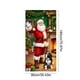thumbnail image 3 of 35 X 72 Inch Christmas Door Cover Christmas Door Curtain Christmas Day Door And Wall Decoration Festival Party Decoration, 3 of 6