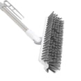 thumbnail image 2 of NFTIGB 2 in 1 Floor Brush Scrubber Long Handle Grout Brush Stiff Bristle Tile Brush 180 Degree Rotating for Cleaning Bathroom Kitchen White, 2 of 5