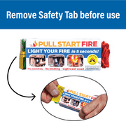 Pull Start Fire Wood Stove Fire Starters, No Kindling Needed, 12-Count