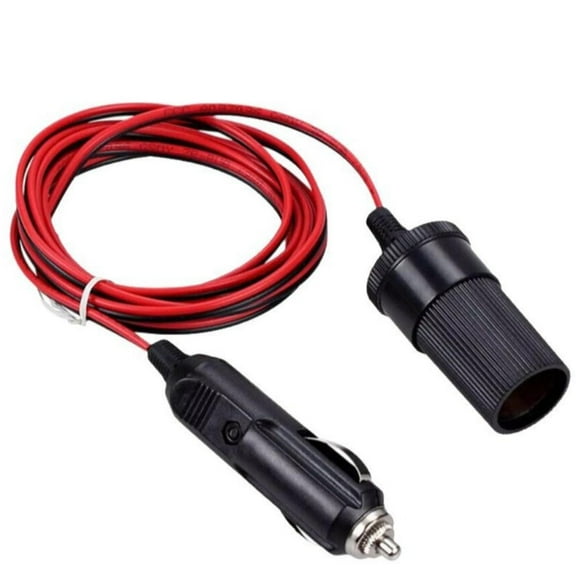 5M 12V Car Cigarette Lighter Extension Cord Charger Lead Adapter Cable Sock GXK