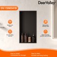 thumbnail image 5 of Single Shelf Shower Niche With Drainage Slope - Recessed Wall Bathroom Niche DV-1SN0341B, 5 of 11