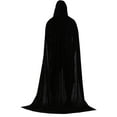 thumbnail image 2 of Capa de Adultos con Capucha Perfecl de Halloween Negro 170cm, 2 of 8