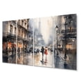 thumbnail image 2 of Designart "Stylish Couture Cityscape" Cityscapes Metal Wall Art Set, 2 of 5