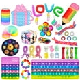 thumbnail image 2 of Opperiaya Calculator Shaped Push Bubble Toy Telescopic Pipe Set Puzzle Games, 2 of 9