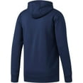 thumbnail image 2 of Adidas Men's Fleece Hoodie Blue Size Small, 2 of 5