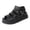 Black, variant on Platform Sandals Women Soft Insole Wedge Cut out Arch Support Slides Adjustable Strap Casual Shoes for Summer Work Travel Wedding Black Size 9.5