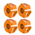 thumbnail image 2 of Adaptateur de moyeu hexagonal universel 12 mm pour voiture télécommandée HSP Sakura à l'échelle 1/10 (6 mm, orange doré), 2 of 4