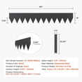 thumbnail image 4 of Steel Landscape Edging 6 Packs 40 x 8in Rust-Resistant Garden Edging Border Black, 4 of 6