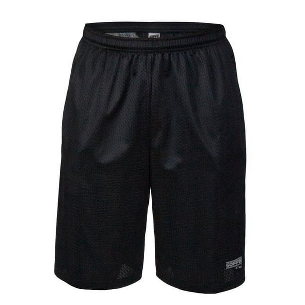 Soffe XT46 962MPBG0ZCMED Long Length Polyster Mesh Shorts for Men