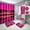 C, variant on Palm Tree Sunset Shower Curtain Set 4 Piece, Tropical Beach Bathroom Decor, Waterproof Polyester Curtain & Velvet Bath Mats