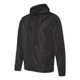 thumbnail image 2 of Independent Trading Co. Unisex Lightweight Windbreaker Full-Zip Jacket EXP54LWZ Black XS, 2 of 5