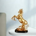 thumbnail image 4 of Estatuas de Caballos Esculturas de Animales Recuerdos Decorativos Regalos de Arte Coleccionables Figuras de Resina para El Dormitorio de La Boda 20cmx11cmx27cm, 4 of 8