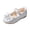 Silver, variant on Willtoo Mary Jane Dress Shoes for Toddler Comfortable Flower Girls Wedding Party Bow Princess Ballet Flat Shoes