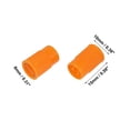 thumbnail image 4 of Motorforti Universal Tire Valve Stem Caps Plastic Orange for Car Bike 16pcs, 4 of 6