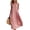 Red, variant on Summer Dresses for Women Gingham Plaid Collared Sleeveless Button Down Loose Casual Maxi Dresses with Pockets Red S