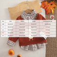 thumbnail image 3 of JUMEYU Toddler Girl Crewneck Sweatshirt Toddler Baby Girl Boy Sweatshirt Long Sleeve Crewneck Pullover Tops Fall Winter Outfits 2T 3T (Brown,2-3 Years), 3 of 7