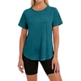 thumbnail image 7 of Women's Workout Tops for Women Sun Shirts Short Sleeve UV Protection Shirt Cooling Quick Dry Hiking Top for Women, 7 of 7