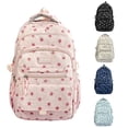thumbnail image 6 of Star Print Backpack, Water Resistant Lightweight Bookbag for Teen, Multi Pocket Casual Daypack, Fashion Backpack for Middle High Travel - (Blue), 6 of 9