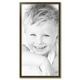 thumbnail image 2 of ArtToFrames 25" x 48" Black Panel With Gold Lip Picture Frame, 25x48 inch Multi Wood Poster Frame (WOM-5092), 2 of 7