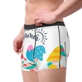 thumbnail image 2 of Honeii Gnomes Summer Men's Underwear Boxer Briefs Pack, ComfortSoft Boxer Brief for Men, Moisture-Wicking Breathable-Medium, 2 of 5