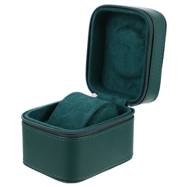 FRCOLOR storage box Classic Business Style Watch Storage Holder Unique Watch Storage Container,3.94"X3.15"X3.15"